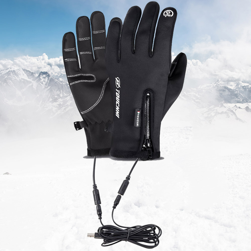 Touch Screen Gloves - ถุงมือทำความร้อนไฟฟ้าอุ่นมือทำความร้อนไฟฟ้าหน้าจอสัมผัส USB สำหรับผู้หญิงและผู้ชาย