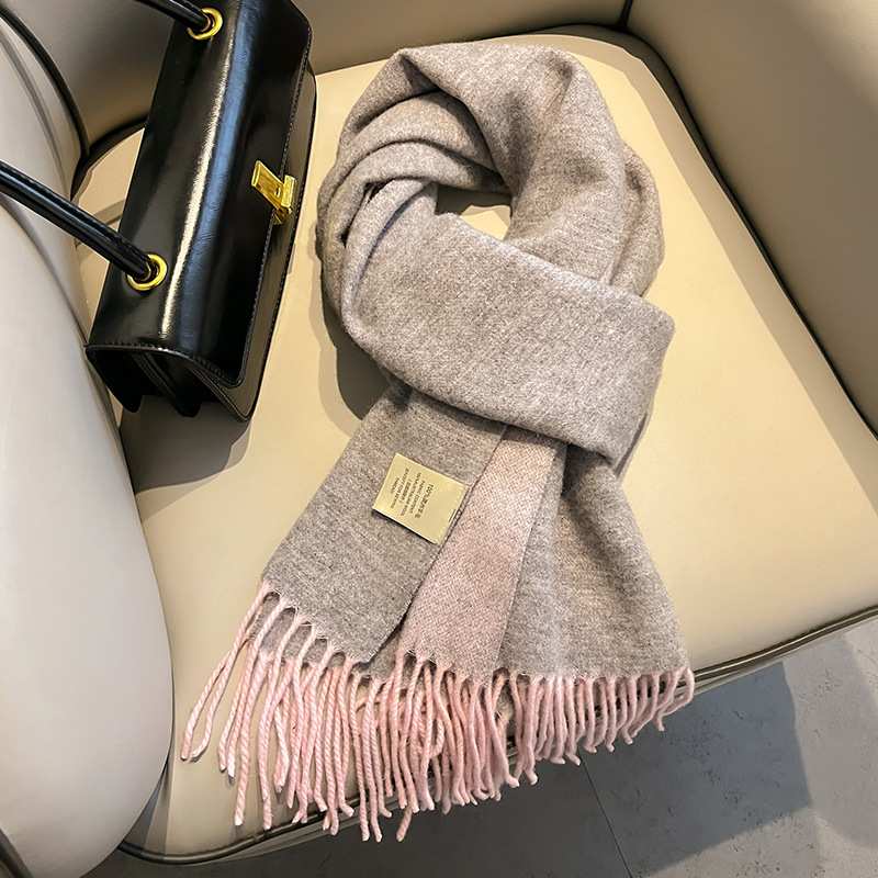 ผ้าพันคอขนสัตว์แท้ 100% ใหม่ ส - Wool Scarf Men บทวิจารณ์และราคา