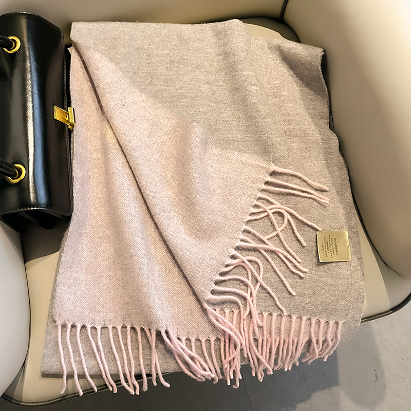 ผ้าพันคอขนสัตว์แท้ 100% ใหม่ ส - Wool Scarf Men บทวิจารณ์และราคา