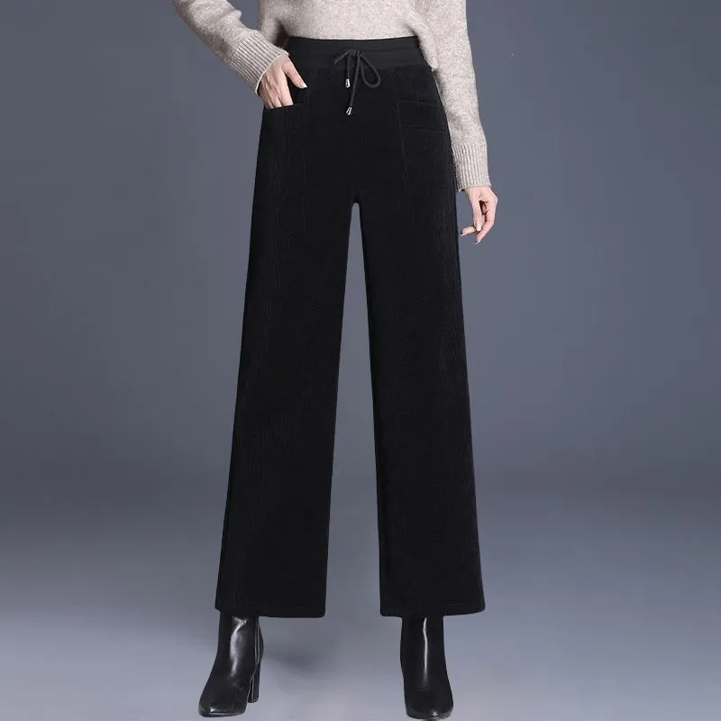 ฤดูใบไม้ร่วงฤดูหนาว Corduroy ก - Corduroy Pant Warm บทวิจารณ์และราคา