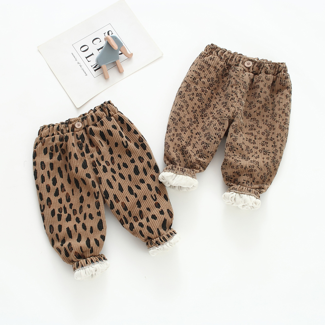 เด็กวัยหัดเดินเด็กกางเกง Cordu - Corduroy Pant Warm บทวิจารณ์และราคา