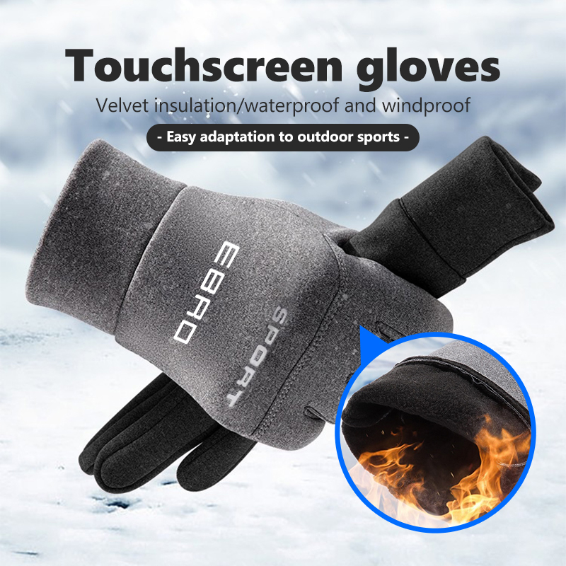 กันน้ำฤดูหนาวถุงมืออุ่นถุงมือห - Touch Screen Gloves บทวิจารณ์และราคา