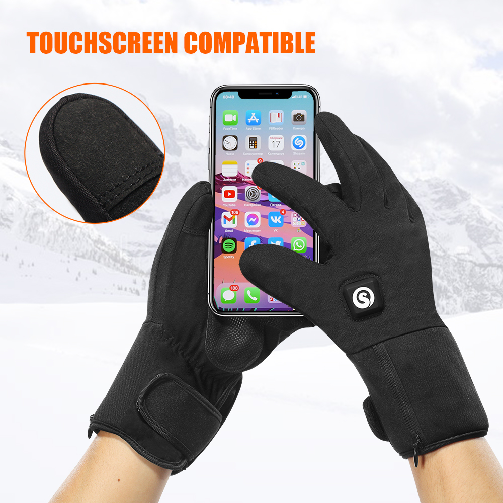 ถุงมือทำความร้อนไฟฟ้าฤดูหนาวพร - Touch Screen Gloves บทวิจารณ์และราคา