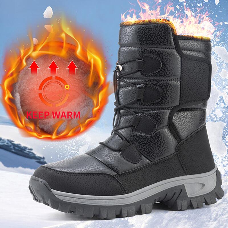 รองเท้าบูทหิมะบุขนสำหรับผู้ชาย - Waterproof Winter Boot บทวิจารณ์และราคา
