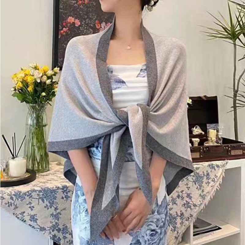 แฟชั่นฤดูใบไม้ร่วงและฤดูหนาว ผ - Shawl Wrap Winter บทวิจารณ์และราคา