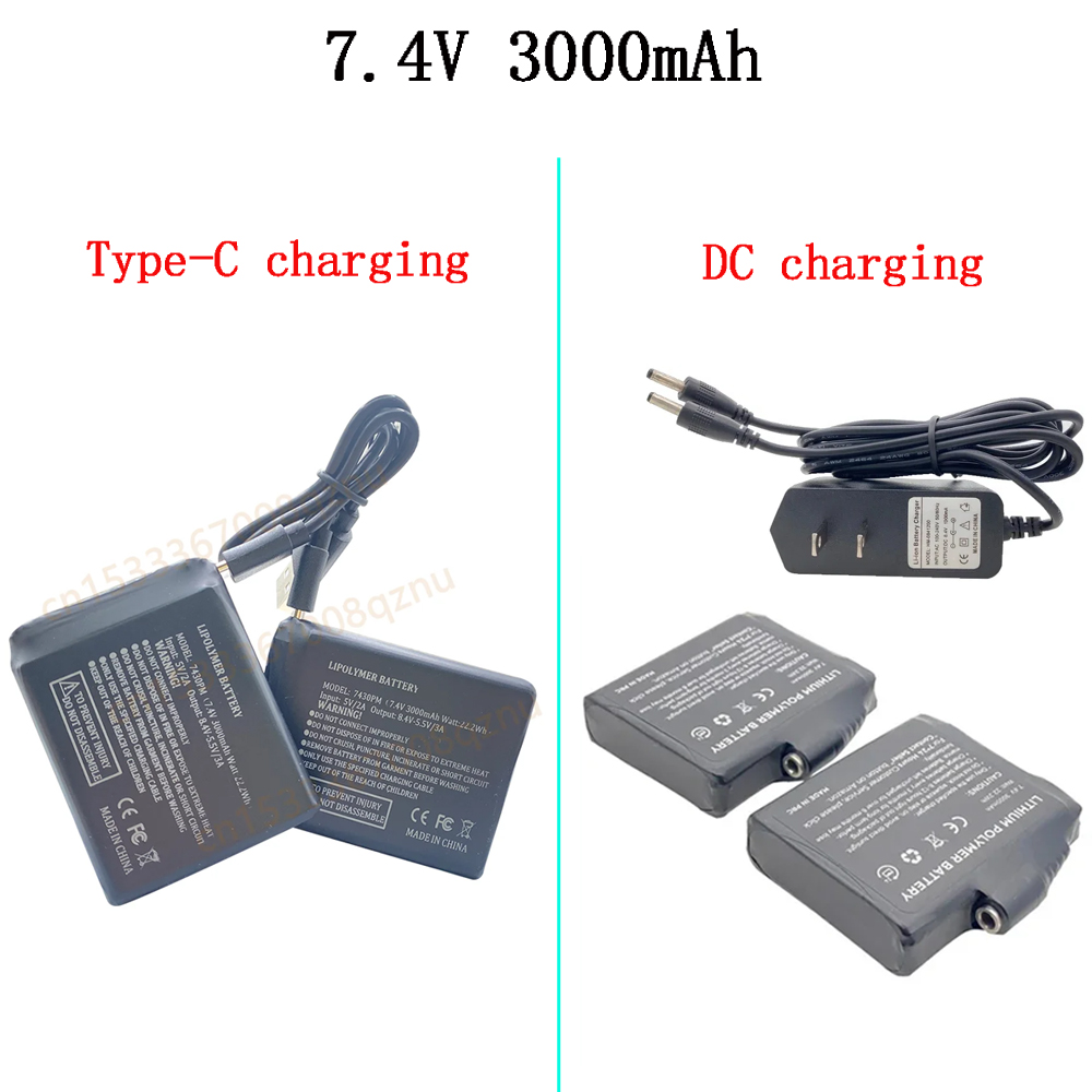 แบตเตอรี่ถุงมืออุ่น 7.4V 3000m - Heated Vest Battery บทวิจารณ์และราคา